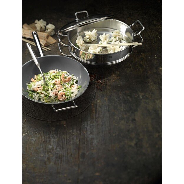 Wok frying pan with lid Zwilling Plus 40992-032-0 32 cm