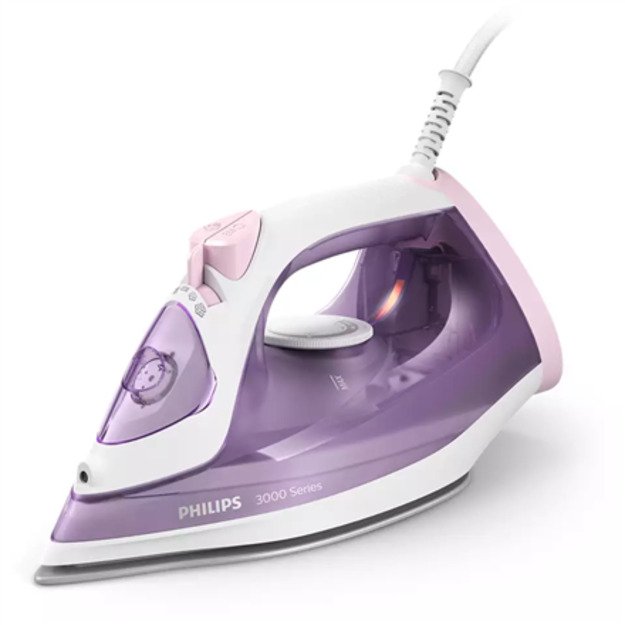 Philips 3000 series DST3010/30 iron Steam iron Ceramic soleplate 2000 W Purple, White