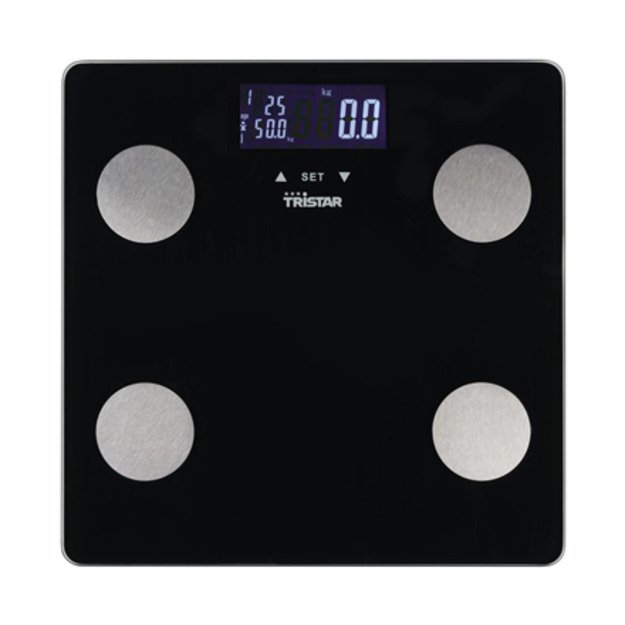 Tristar Personal Scale | WG-2442 | Maximum weight (capacity) 150 kg | Accuracy 100 g | Body Mass Index (BMI) measuring | Black