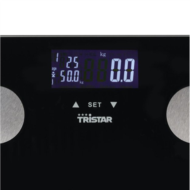 Tristar Personal Scale | WG-2442 | Maximum weight (capacity) 150 kg | Accuracy 100 g | Body Mass Index (BMI) measuring | Black