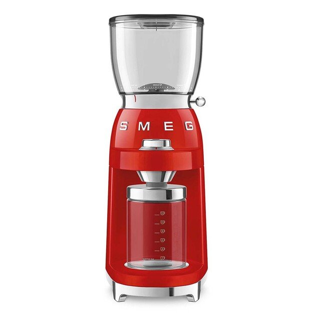 Smeg 50 s Style Coffee Grinder CGF11RDEU Red