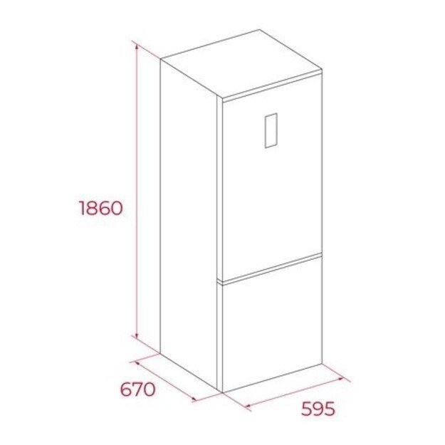 Chłodziarko-zamrażarka TEKA RBF 54650 SS XL 1