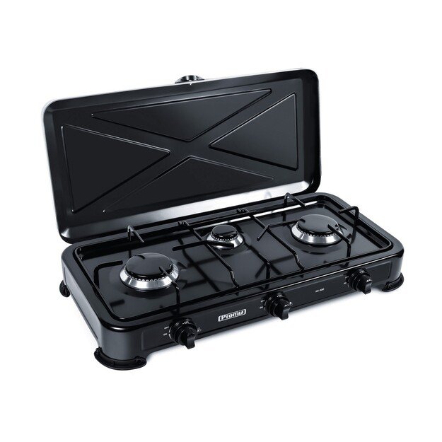 Gas cooker PROMIS KG300 BLACK WITHOUT REDUCER
