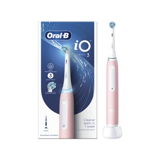 Oral-B | Electric Toothbrush | iO3 Series | Rechargeable | For adults | Number of brush heads included 1 | Number of teeth brush