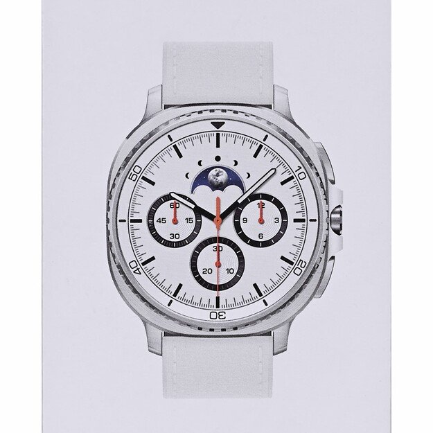 Samsung Galaxy Watch 8 Classic 3.3 cm (1.3 ) AMOLED 46 mm Digital 438 x 438 pixels Touchscreen 4G Silver Wi-Fi GPS (satellite) 1