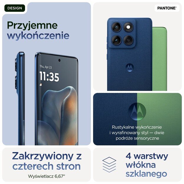 Motorola Moto Edge 60 5G DS 8/256GB Pantone Gibraltar Sea 15