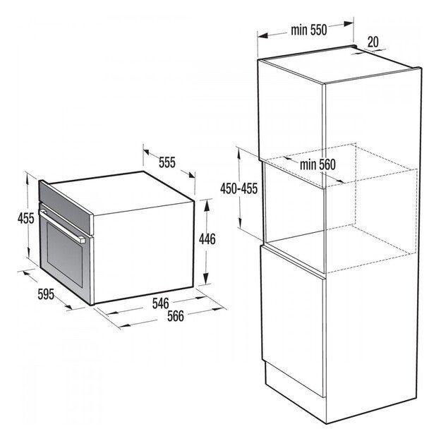 GORENJE BCM598S17BG