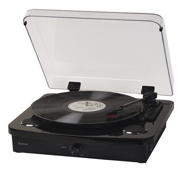 Denver VPL-230B Turntable with BT and USB for Ripping from Records black 6