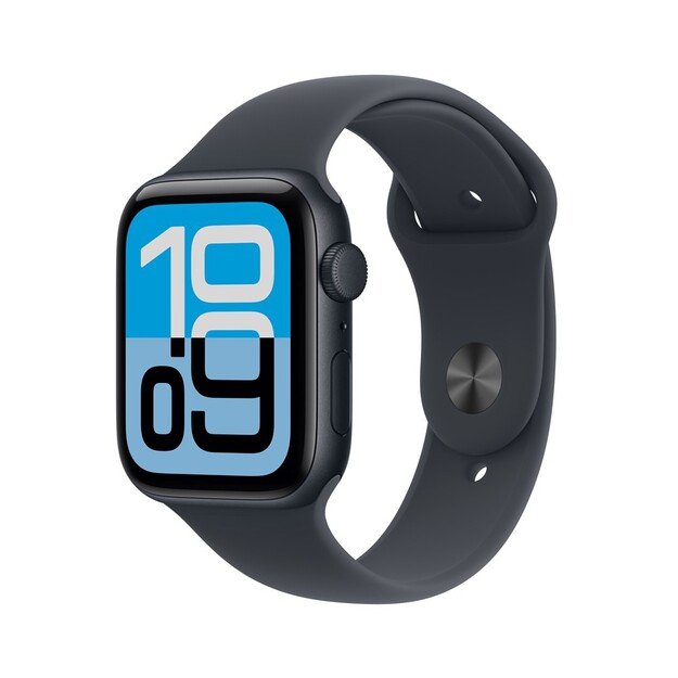 Apple Watch SE (3nd generation) SE 3 GPS 44mm Midnight Aluminium Case with Midnight Sport Band - S/M 1