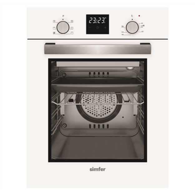 Simfer | Oven | 4207BERBB | 47 L | Multifunctional | Manual | Pop-up knobs | Width 45 cm | White