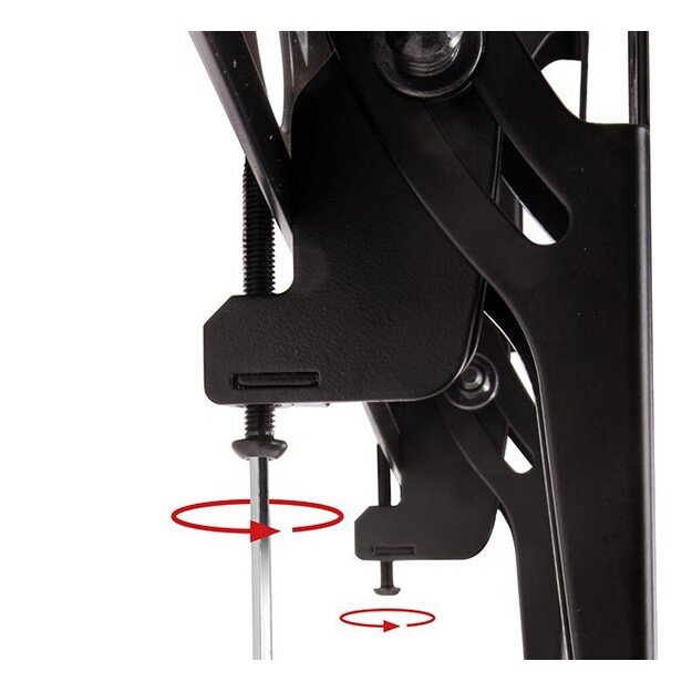 B-Tech Universal Flat Screen Ceiling Mount with Tilt (VESA 400) - 1m &Oslash;50mm Pole