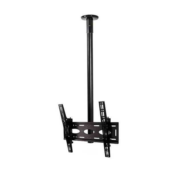 B-Tech Universal Flat Screen Ceiling Mount with Tilt (VESA 400) - 1m &Oslash;50mm Pole