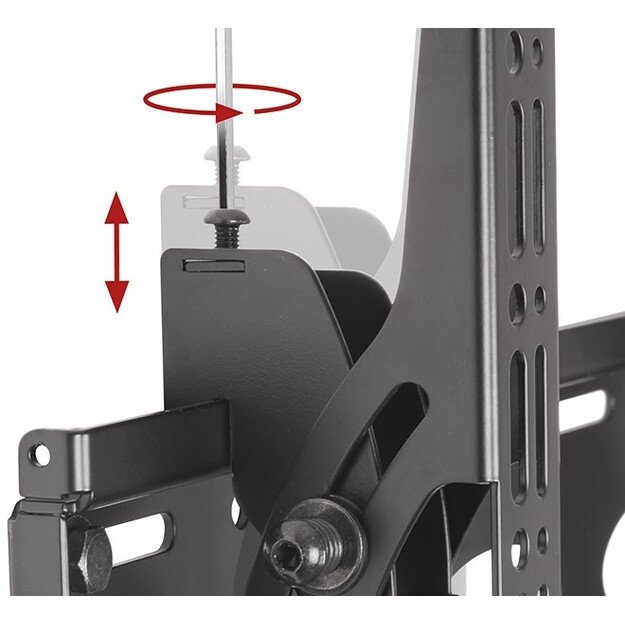 B-Tech Universal Flat Screen Ceiling Mount with Tilt (VESA 400) - 1m &Oslash;50mm Pole