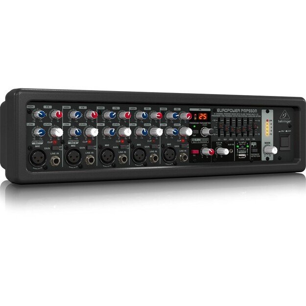 Behringer PMP550M audio mixer 5 channels 20 - 20000 Hz Black