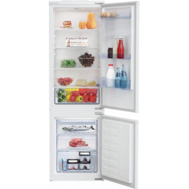 Beko BCSA285K4SN fridge-freezer Built-in 271 L E White 3