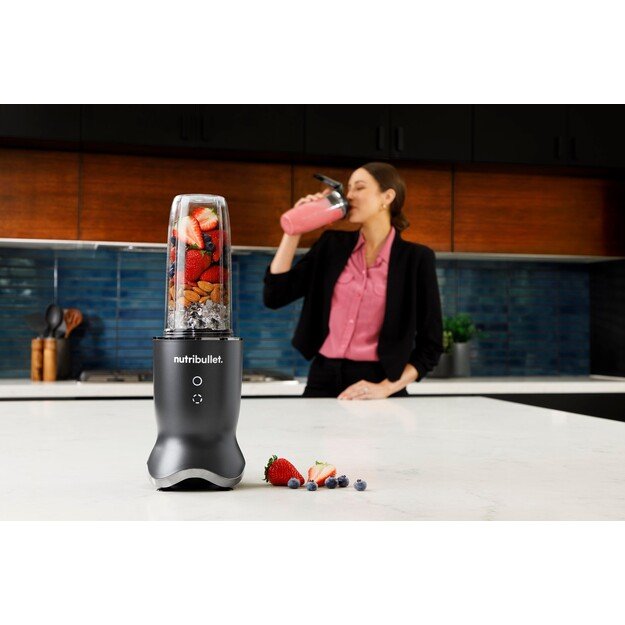 NutriBullet NB1206DGCC blender 900 L Tabletop blender 1200 W Black, Transparent