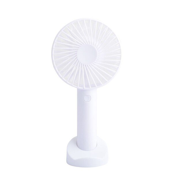 USB Rechargeable Handheld Fan white