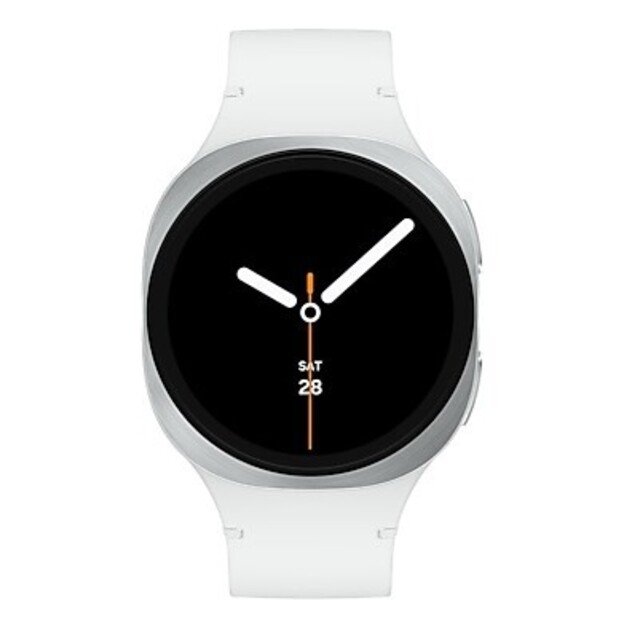 Samsung Galaxy Watch 8 3.3 cm (1.3 ) AMOLED 40 mm Digital 438 x 438 pixels Touchscreen 4G Silver Wi-Fi GPS (satellite) 5