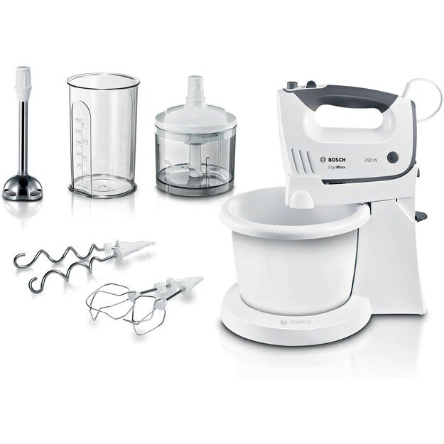 Bosch MFQ37490 mixer Hand mixer 750 W Grey, White