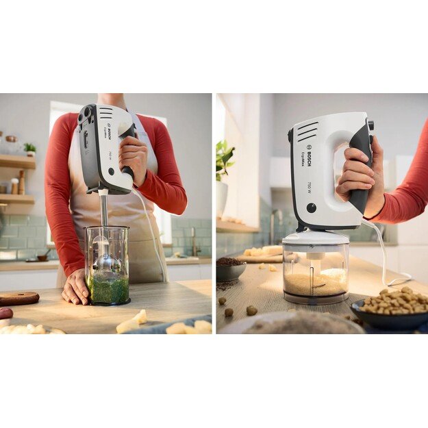 Bosch MFQ37490 mixer Hand mixer 750 W Grey, White 4