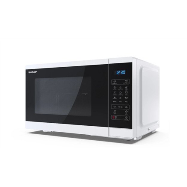 Sharp | Microwave Oven with Grill | YC-MG252AE-W | Free standing | 25 L | 900 W | Grill | White