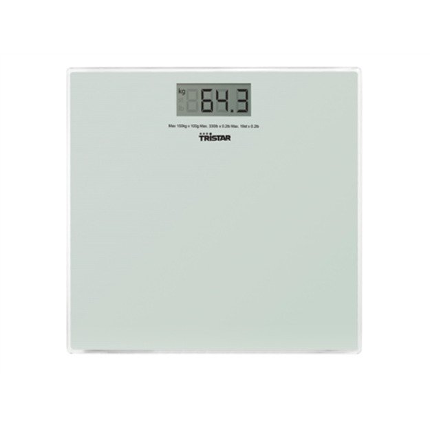 Tristar | Bathroom scale | WG-2419 | Maximum weight (capacity) 150 kg | Accuracy 100 g | White