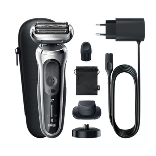 Braun | Shaver | 71-S4200cs | Operating time (max) 50 min | Wet & Dry | Silver/Black