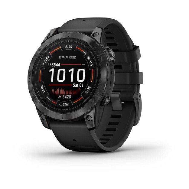 Garmin epix Pro (Gen 2) 3.3 cm (1.3 ) AMOLED 47 mm Digital 416 x 416 pixels Touchscreen Grey Wi-Fi GPS (satellite)