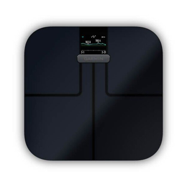 Garmin Index S2 Rectangle Black Electronic personal scale