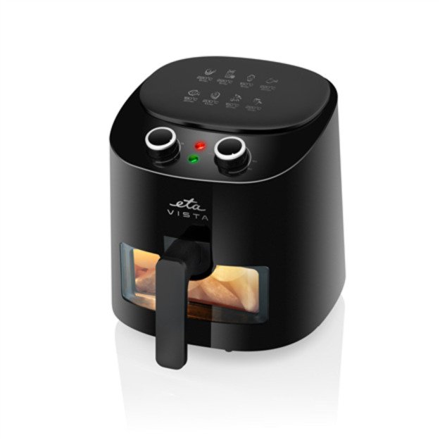 ETA | Hot air fryer | ETA016890000 Vista | Power 1300 W | Capacity 4.3 L | Hot air technology | Black