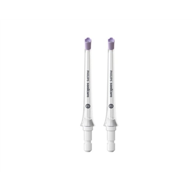 Philips | Oral Irrigator nozzle | HX3062/00 Sonicare F3 Quad Stream | Number of heads 2 | White/Purple