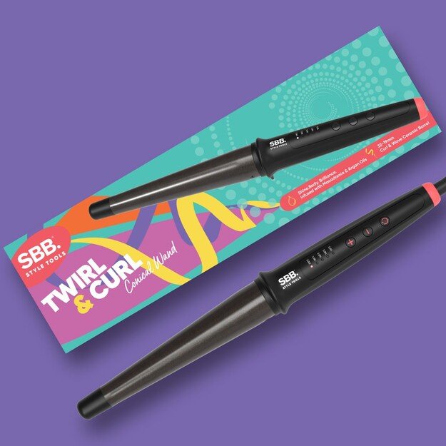 SBB. SBWD-1000-EU Twirl & Curl Conical Wand