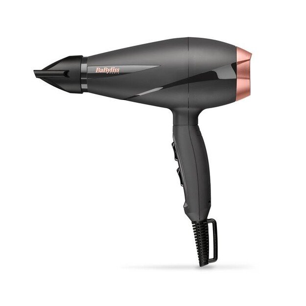 BaByliss 6709DE hair dryer Black, Pink gold 2100 W