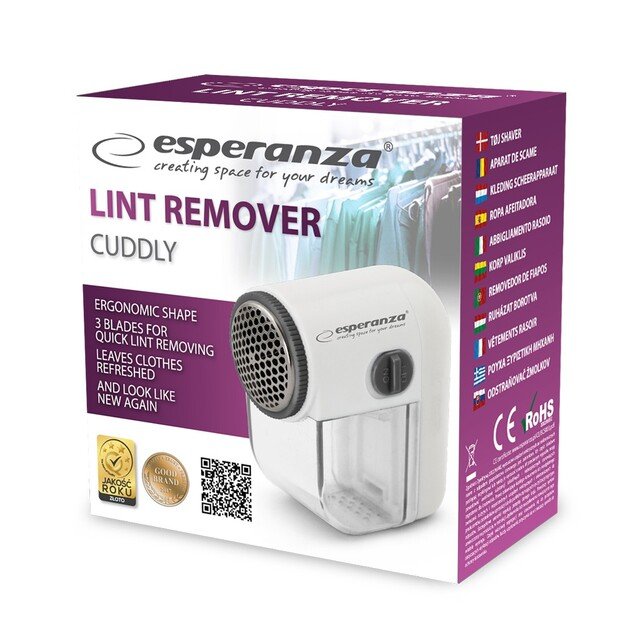 Esperanza ECS003E White shaver for clothes