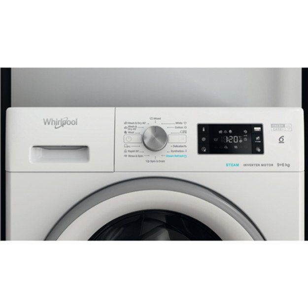 Whirlpool Washing machine with Dryer | FFWDB 964369 SV EE | Energy efficiency class A