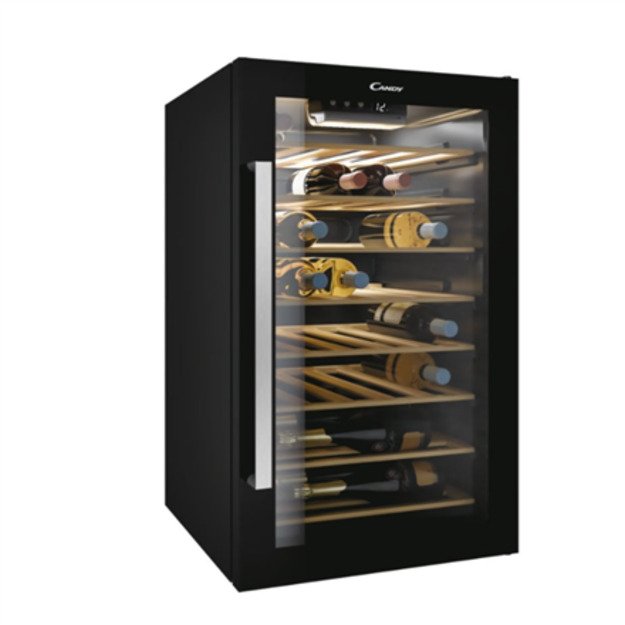 Candy | Wine Cooler | CWC 154 EEL/NF | Energy efficiency class G | Free standing | Bottles capacity 41 | Black