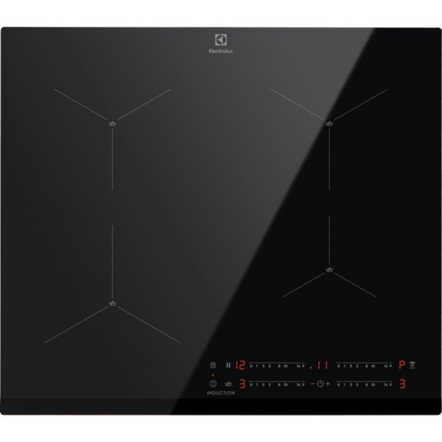 Electrolux EIS62443 Black Built-in Zone induction hob 4 zone(s)