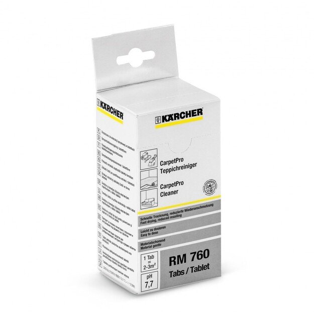 KARCHER WASHING POWDER FOR CARPETS AND UPHOLSTERY RM760 TABLETS 200 pcs.