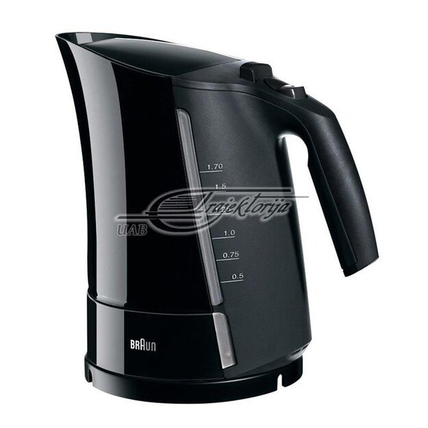 Braun | WK 300 | Standard kettle | 2200 W | 1.7 L | Plastic | 360° rotational base | Black