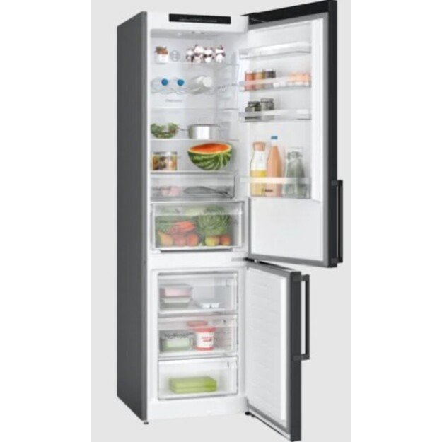 Bosch Serie 4 KGN39OXBT fridge-freezer Freestanding 363 L B Black