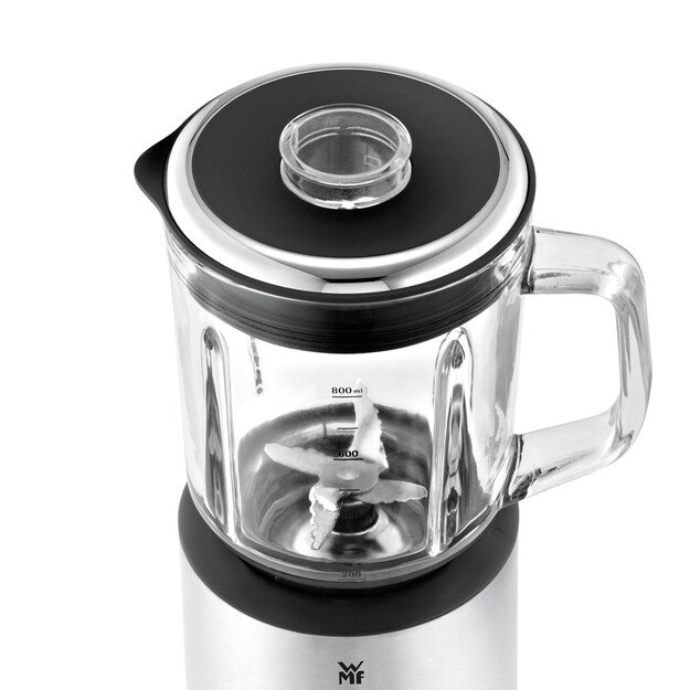 WMF KITCHENminis 04.1649.0011 blender 0.8 L Tabletop blender Black,Stainless steel,Transparent 400 W