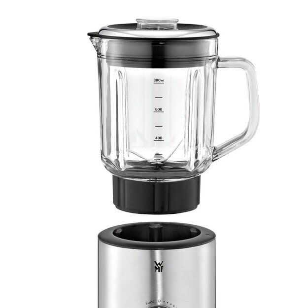 WMF KITCHENminis 04.1649.0011 blender 0.8 L Tabletop blender Black,Stainless steel,Transparent 400 W