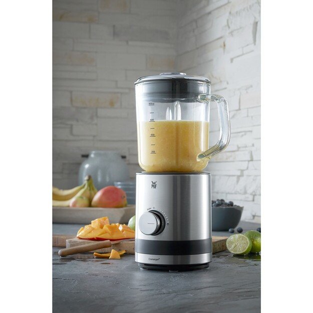 WMF KITCHENminis 04.1649.0011 blender 0.8 L Tabletop blender Black,Stainless steel,Transparent 400 W