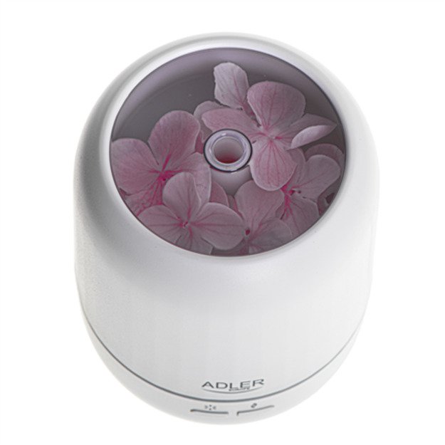 Adler | Ultrasonic aroma diffuser 3in1 | AD 7968 | Ultrasonic | Suitable for rooms up to 25 m² | White