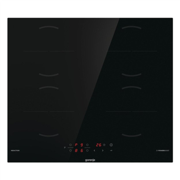 Gorenje | Hob | GI6401BSCE | Induction | Number of burners/cooking zones 4 | Touch | Timer | Black