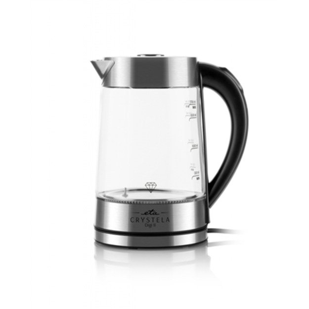 ETA Kettle | ETA515490000 CRYSTELA DIGI II | Electric | 2200 W | 1.7 L | Glass | 360° rotational base | Glass