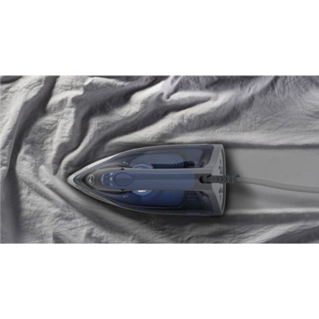 TEFAL | FV2837E0 | Steam Iron | 2400 W | Water tank capacity 150 ml | Continuous steam 35 g/min | Blue/White