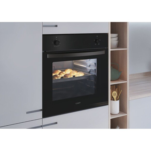 Candy Oven | FIDC N100/1 | 70 L | Electric | Manual | Mechanical | Convection | Height 59.5 cm | Width 59.5 cm | Black