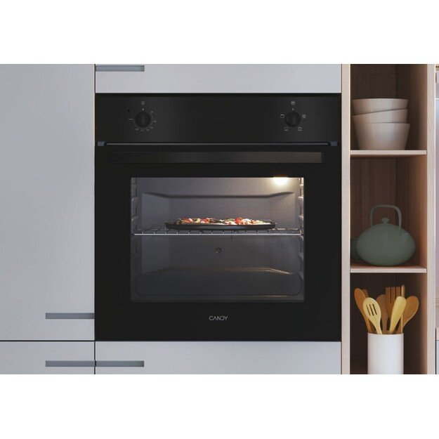 Candy Oven | FIDC N100/1 | 70 L | Electric | Manual | Mechanical | Convection | Height 59.5 cm | Width 59.5 cm | Black