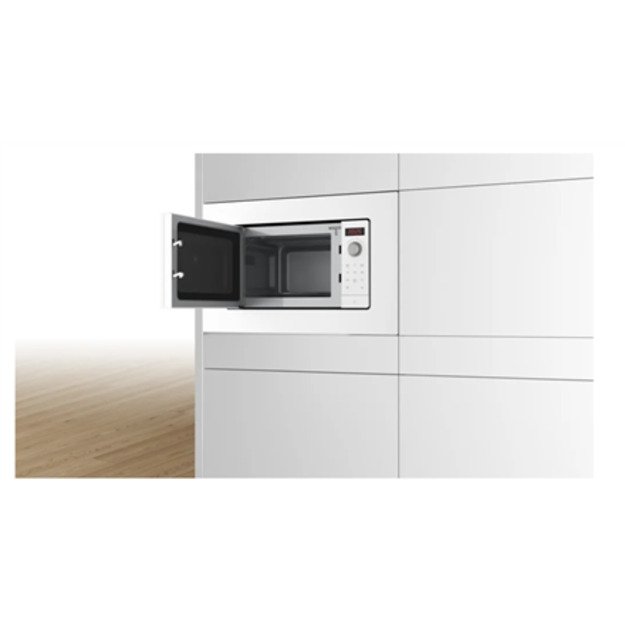 Bosch Microwave Oven | BFL623MW3 | Built-in | 20 L | 800 W | Convection | White